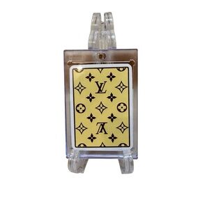 Louis Vuitton #8 Spades Playing Card Monogram Classic Logo Sealed Hard Case